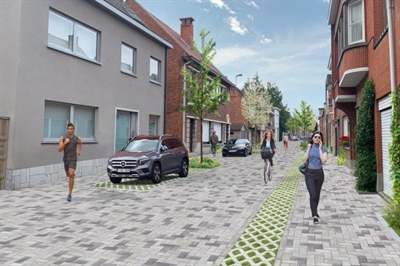 Participatiemoment met bewoners in Stekene over het Leader-project Tuinstraten