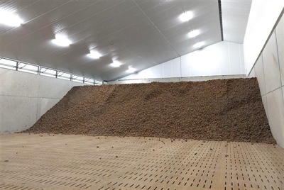 Aardappelvoorraad begin april