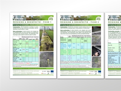 Infofiches bedrijfshygiëne: reiniging en ontsmetting serres