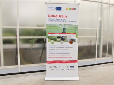 Banner NuReDrain: filtersystemen voor een duurzame land- en tuinbouw