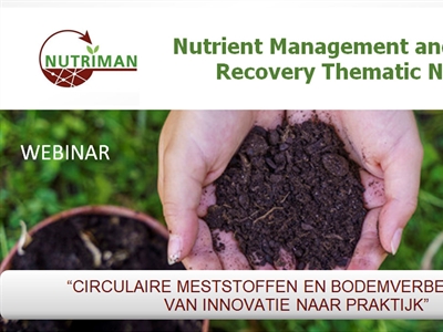 Presentaties webinar Circulaire meststoffen en bodemverbeteraars: van innovatie naar praktijk