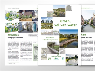 Brochure 'Groen, vol van water - Inspiratiegids waterbeheer in groenzones'