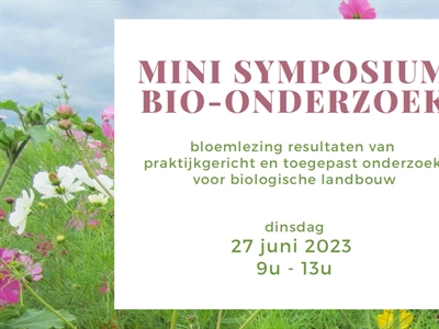 Presentaties mini symposium bio-onderzoek